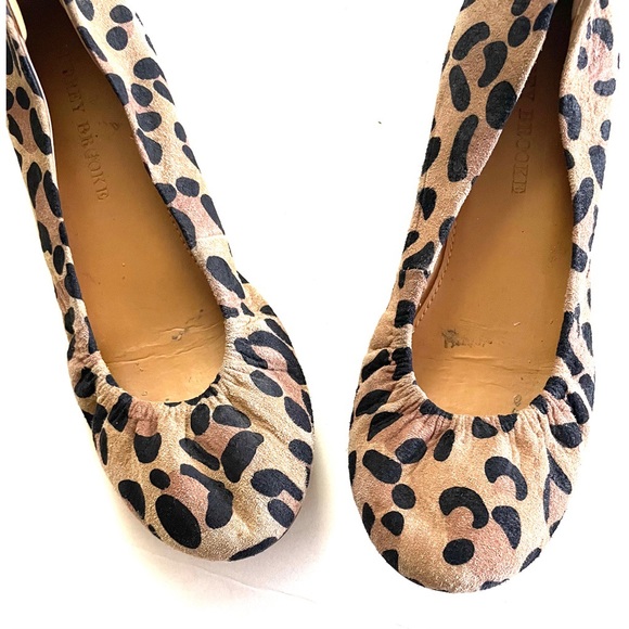 Audrey Brooke leopard leather flats. Size 7. - Picture 5 of 7